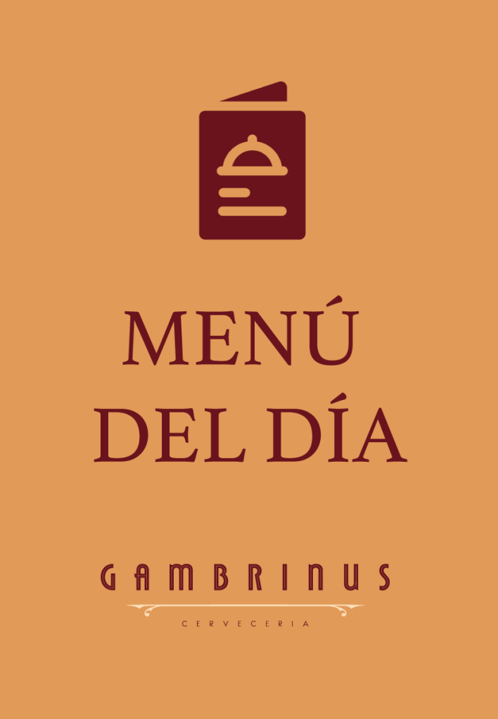 Menú del día&nbsp;Gambrinus